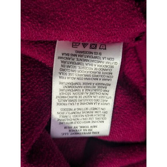 Lucky Brand Sweatshirt Ruffle Pink Black Embroidered Girl's Size Large Cute - Picture 10 of 12